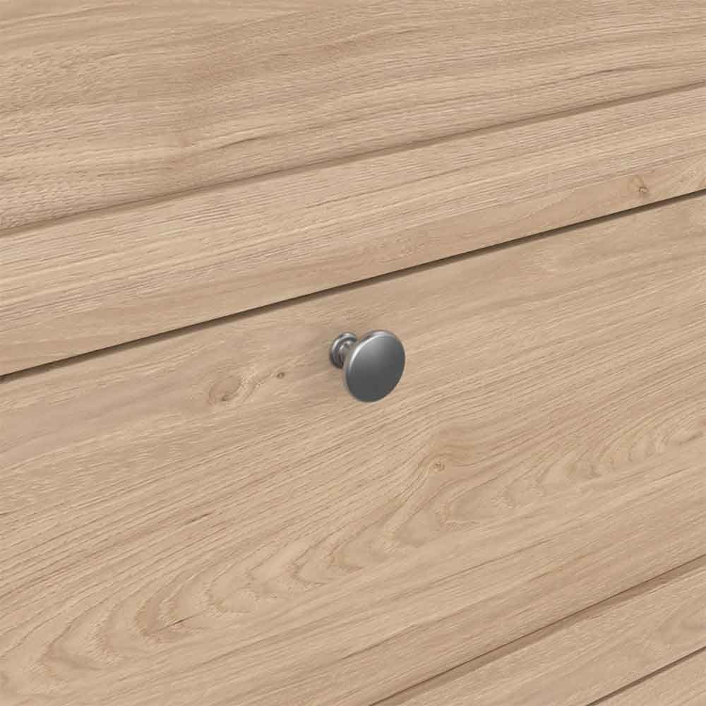 Bensalem Wooden Chest Of 3 Drawers In Jackson Hickory