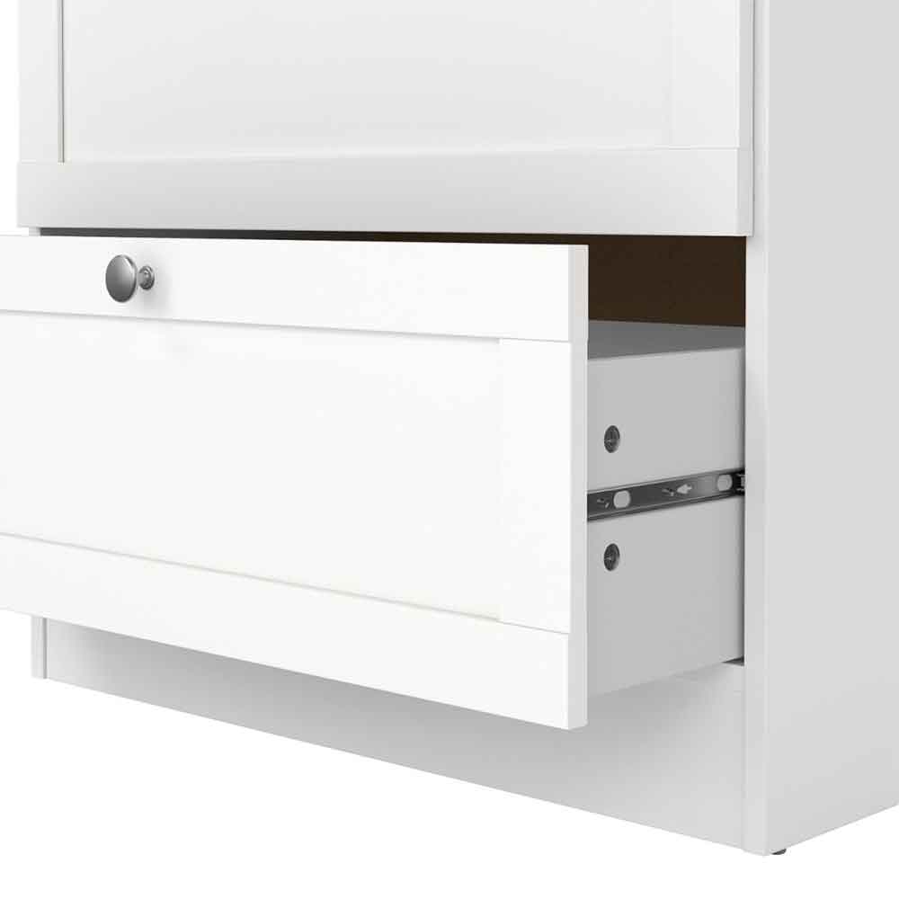 Bensalem Wooden Chest Of 3 Drawers In White