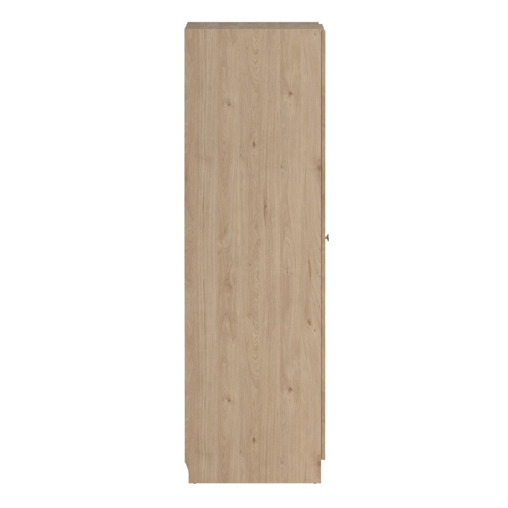 Bensalem Wooden Wardrobe With 2 Doors In Oak