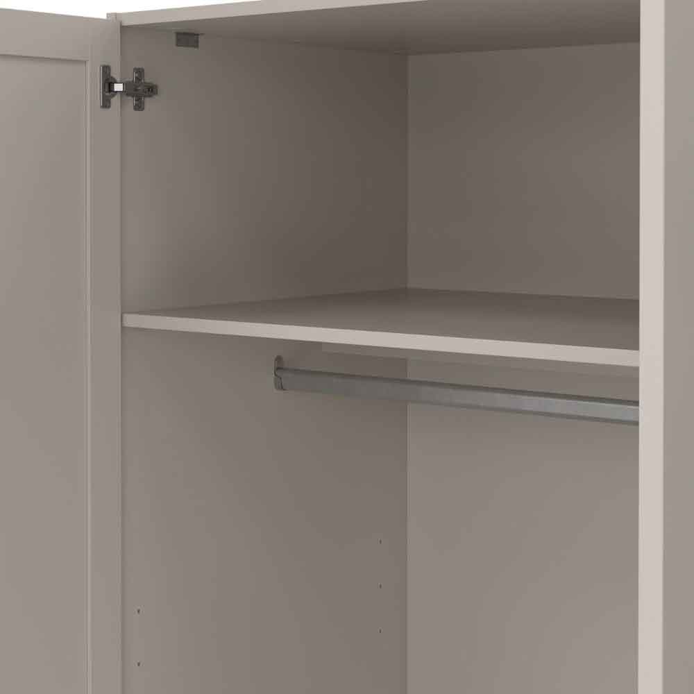 Bensalem Wooden Wardrobe with 3 Doors in Cashmere