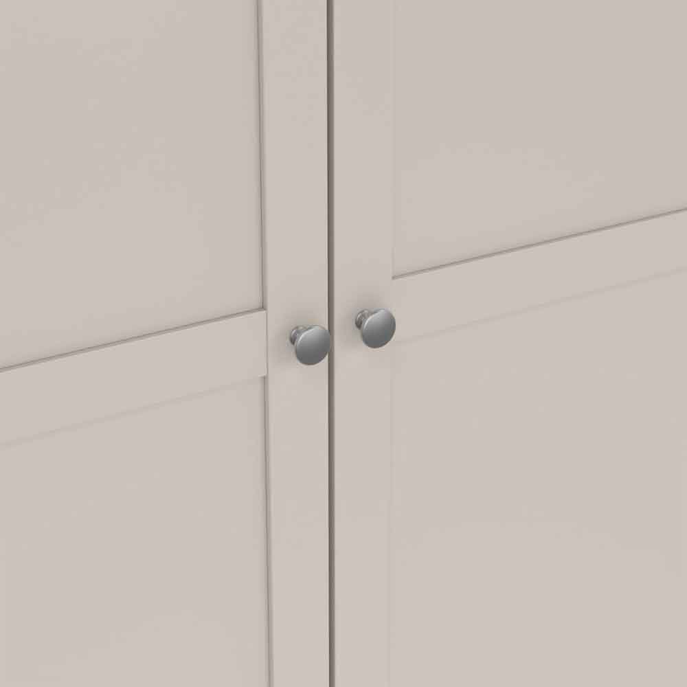 Bensalem Wooden Wardrobe with 4 Doors in Cashmere