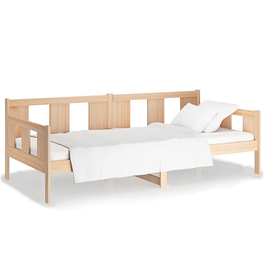 Bente Solid Pinewood Single Day Bed In Natural