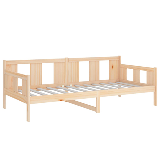Bente Solid Pinewood Single Day Bed In Natural