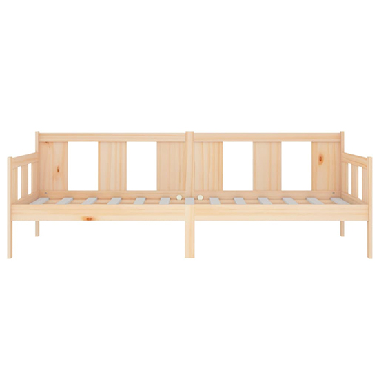 Bente Solid Pinewood Single Day Bed In Natural