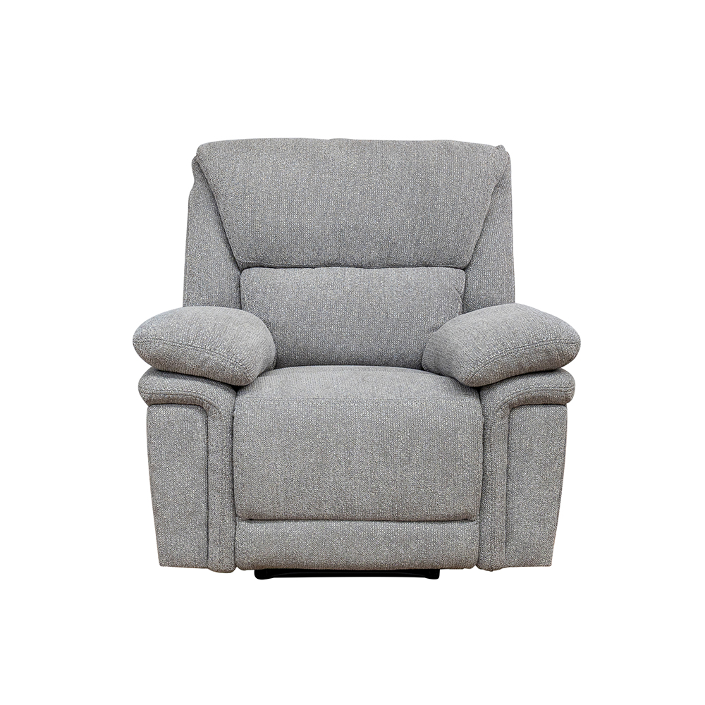 Bentley Fabric Manual Recliner Sofa Suite in Grey