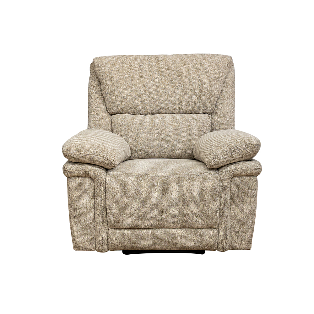 Bentley Fabric Manual Recliner Sofa Suite in Natural