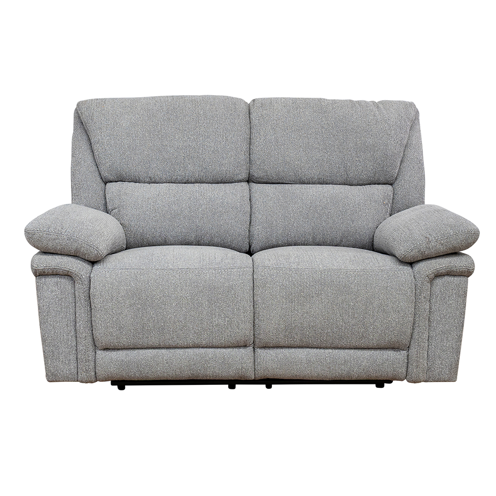 Bentley Fabric Manual Recliner Sofa Suite in Grey