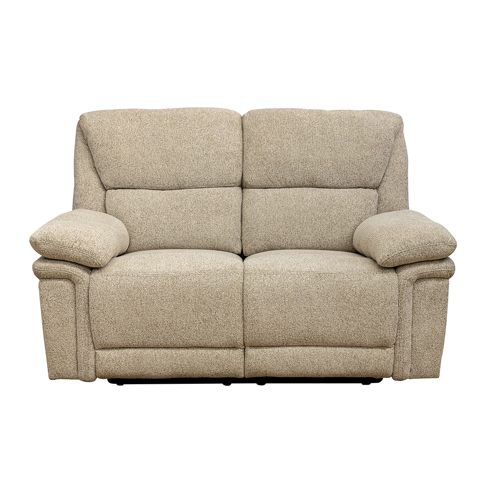 Bentley Fabric Manual Recliner Sofa Suite in Natural