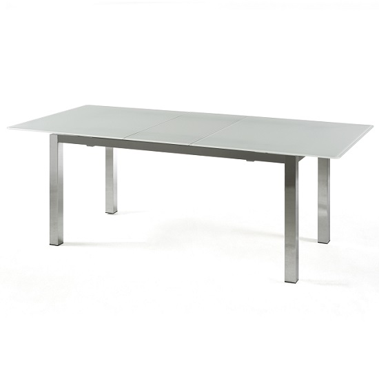 bento white extending glass dining table - Restaurant Furniture And Equipment Areas To Consider