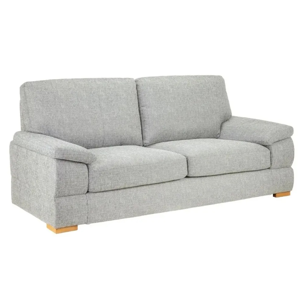 Read more about Benton fabric 3 seater sofa in silver