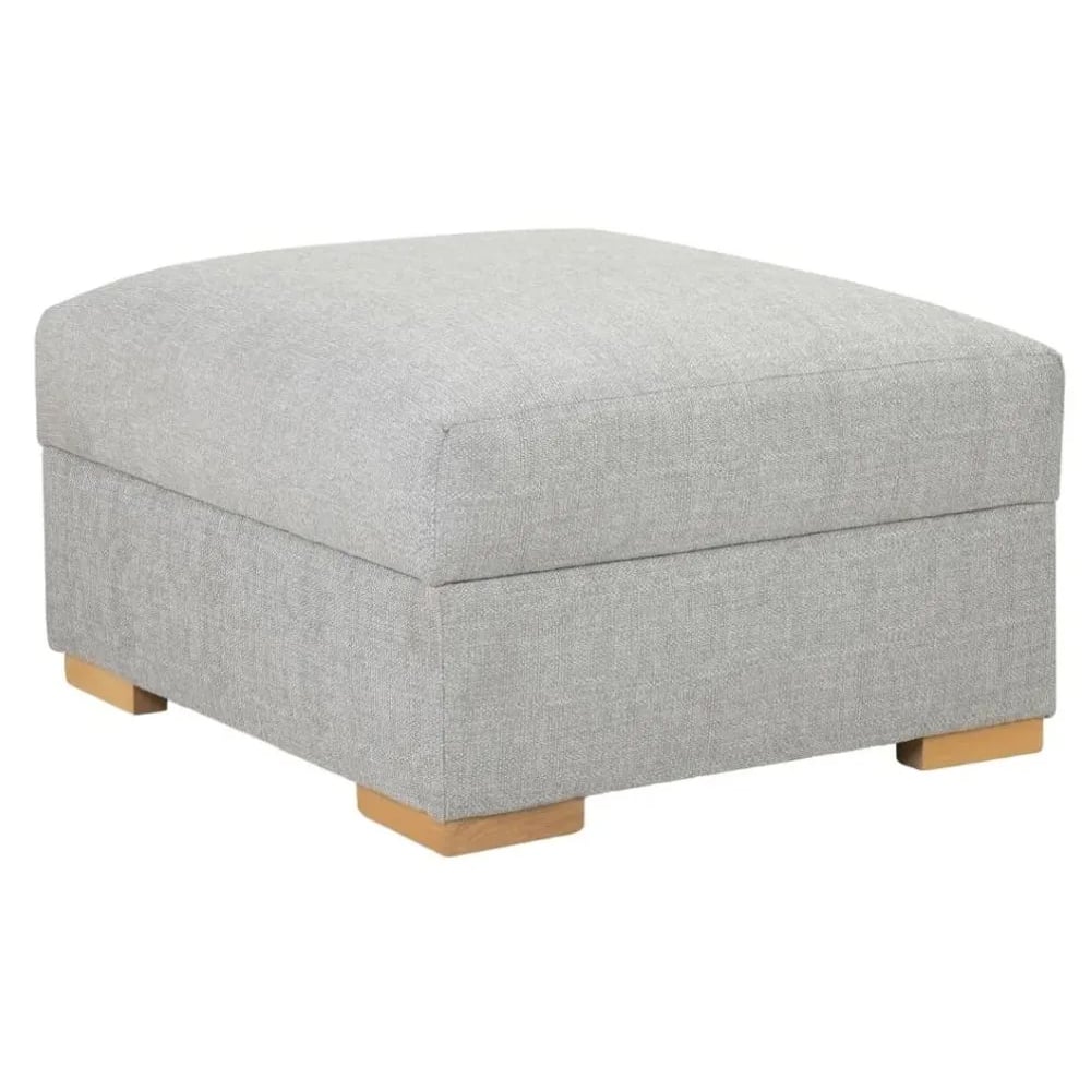 Read more about Benton fabric foot stool in silver