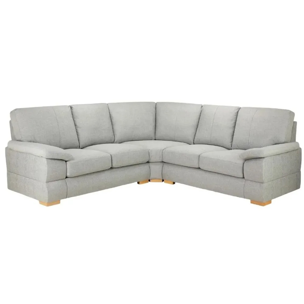 Read more about Benton fabric large corner sofa in silver