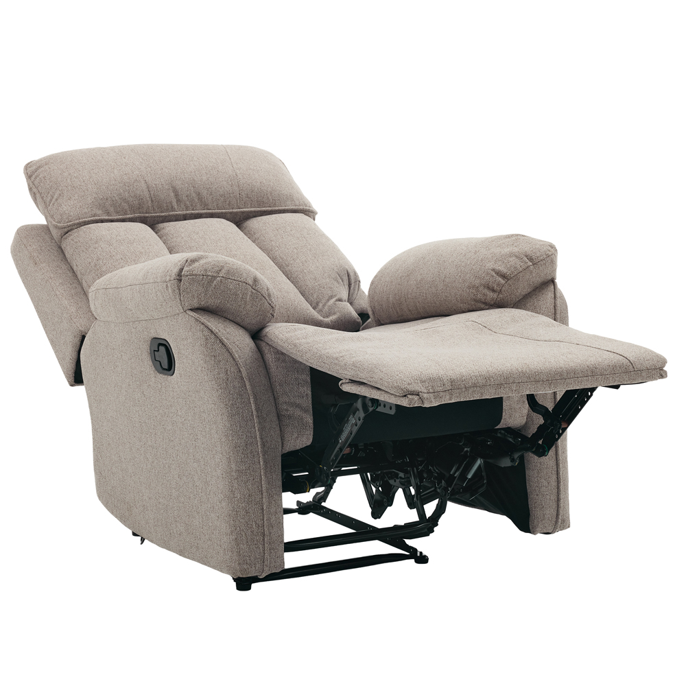 Benvro Fabric Recliner 3+1+1 Seater Sofa Set in Oatmeal