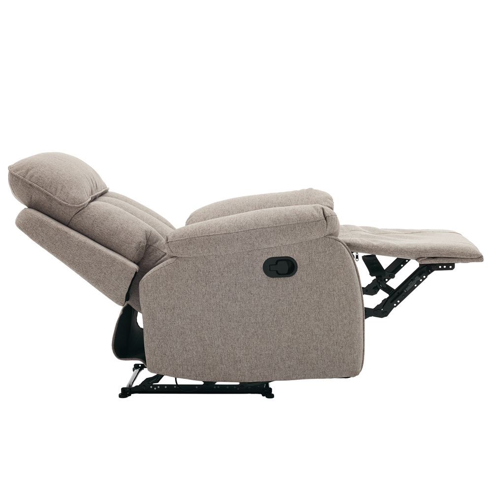 Benvro Fabric Recliner 3+1+1 Seater Sofa Set in Oatmeal
