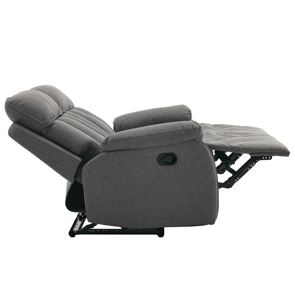 Benvro Fabric Recliner 3+2 Seater Sofa Set in Grey