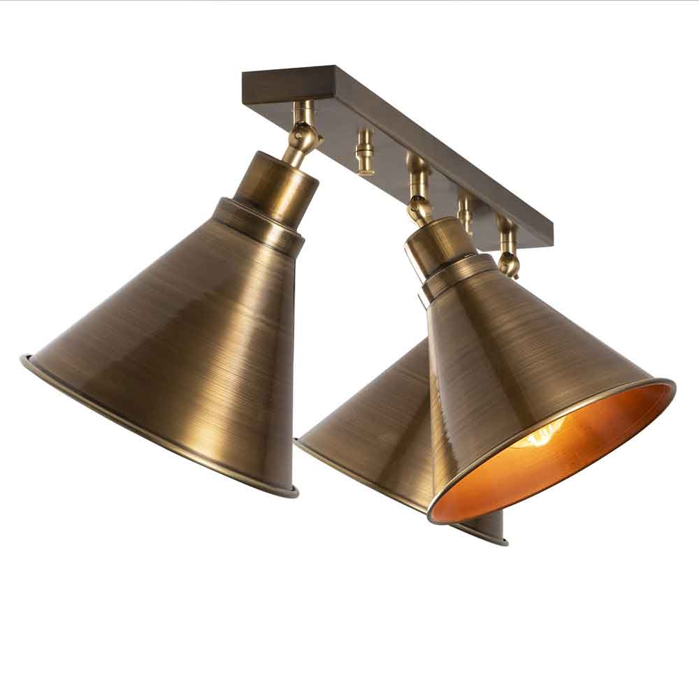 Berceste 3 Light Metal Ceiling Light in Vintage
