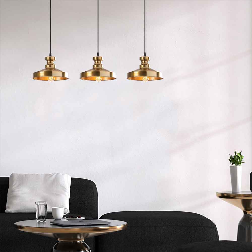 Berceste 3 Lights Vintage Metal Ceiling Pendant Light in Vintage