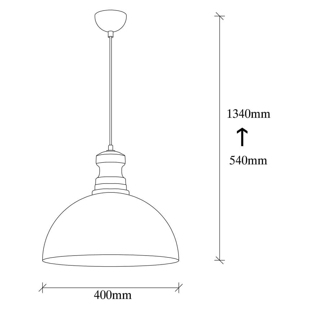 Berceste Metal Bowl Shape Ceiling Pendant Light in Gold