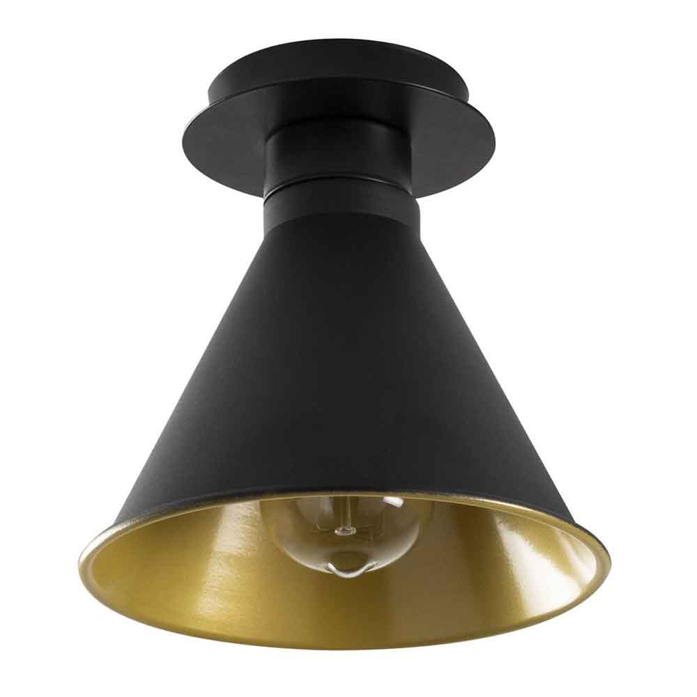 Berceste Metal Ceiling Light in Black