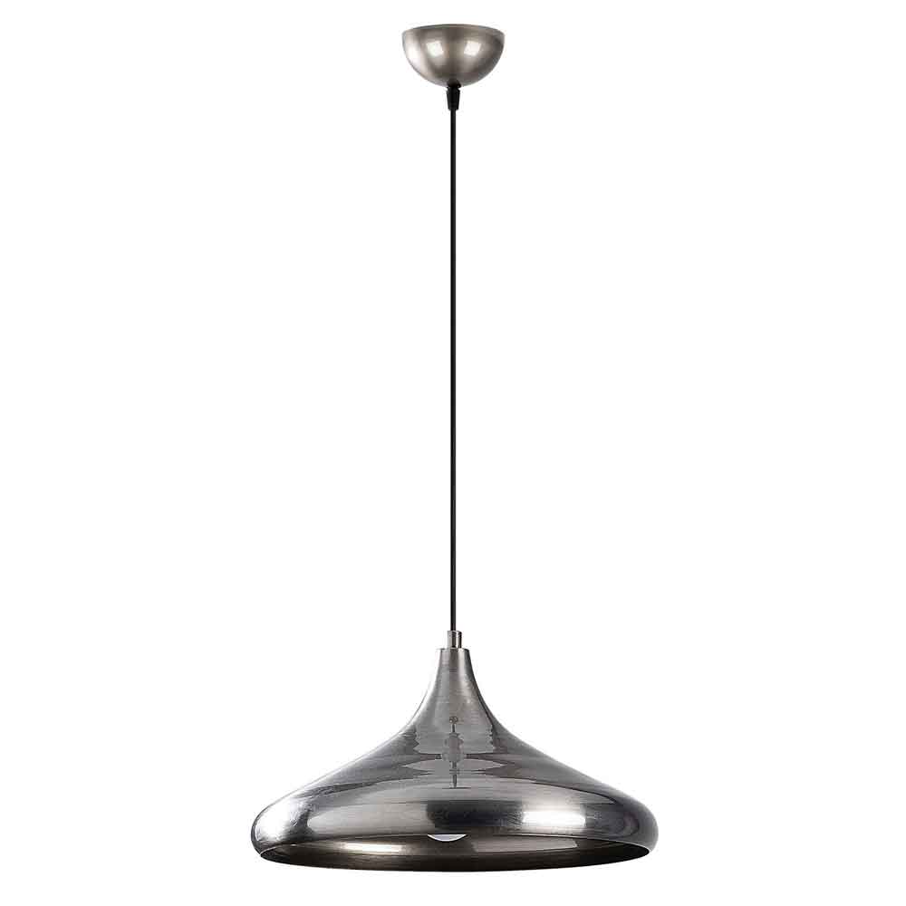 Berceste Metal Dome Ceiling Pendant Light in Silver