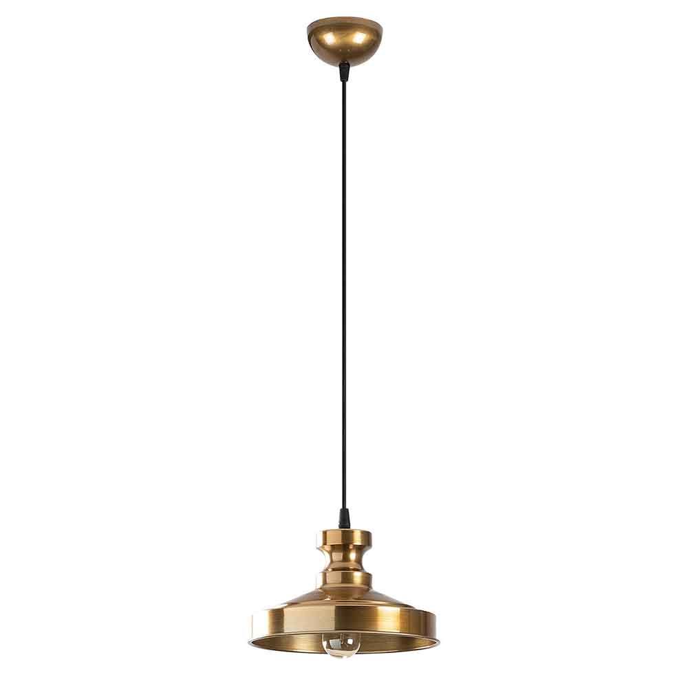 Berceste Metal Vintage Ceiling Pendant Light in Gold