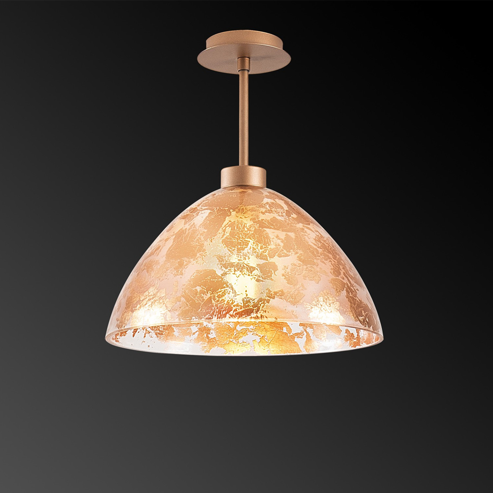Bergama Metal Ceiling Light in Copper
