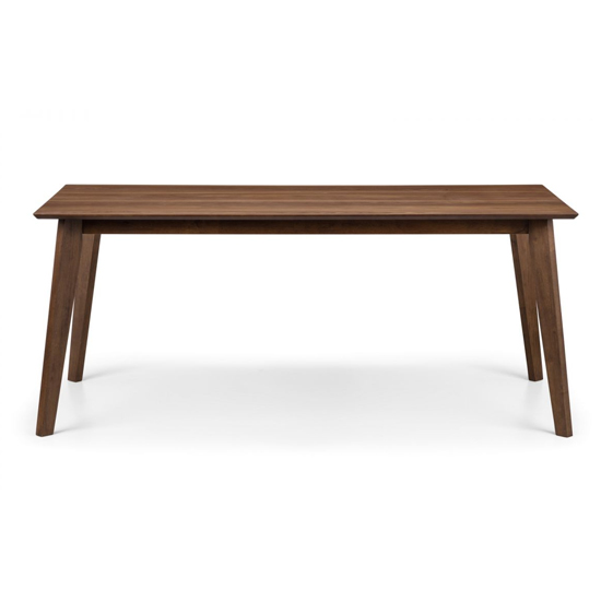 Photo of Bates wooden dining table in walnut