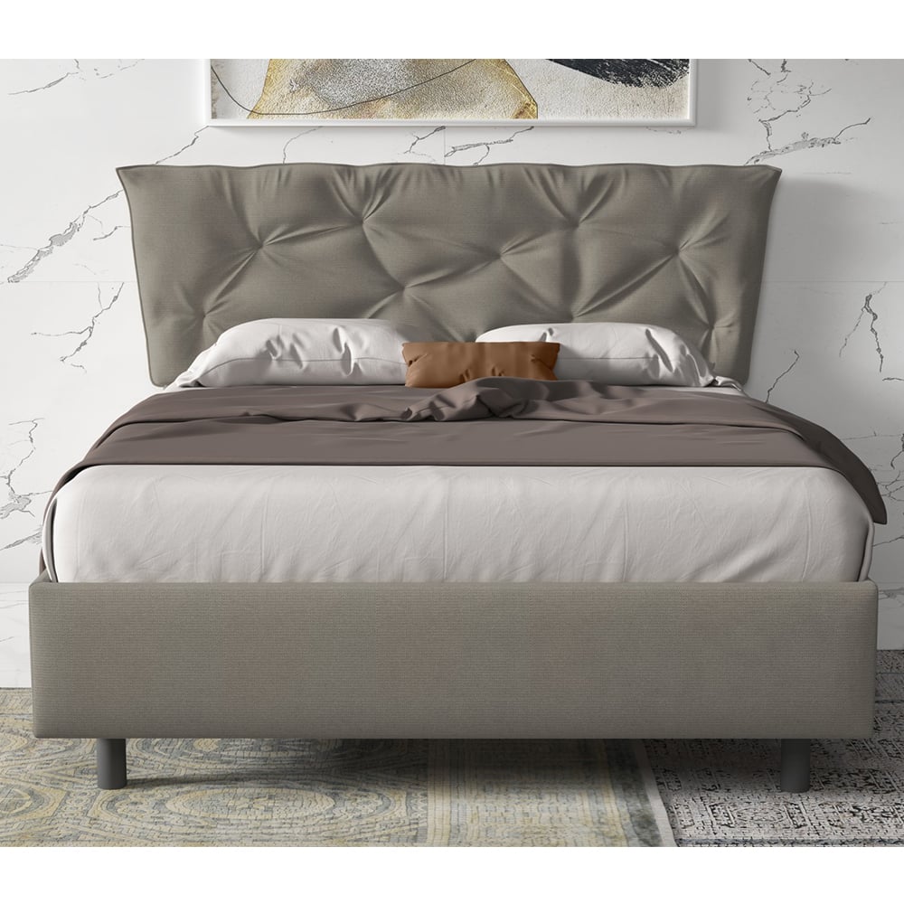 Product photograph of Berkeley Fabric Small Double Bed In Dove from Furniture in Fashion