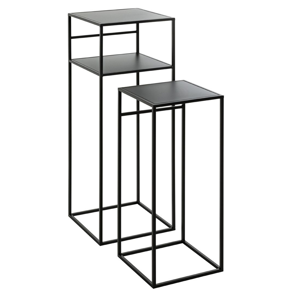Bernalillo Metal Nest Of 2 Tables In Black