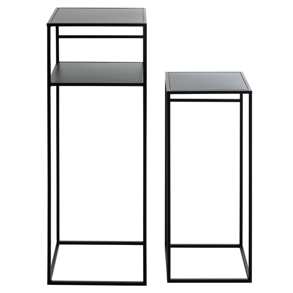 Bernalillo Metal Nest Of 2 Tables In Black