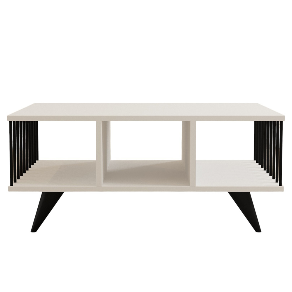 Bert Wooden Coffee Table in White