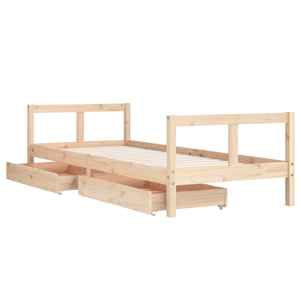 Berwyn 80x200cm Wooden Children Daybed In Natural