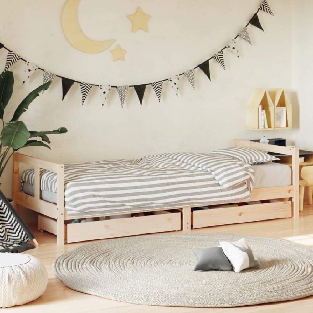 Read more about Berwyn 80x200cm wooden children daybed in natural