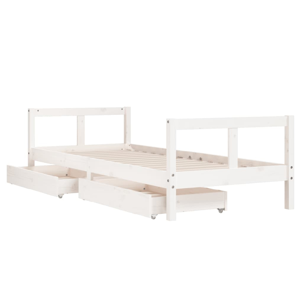 Berwyn 80x200cm Wooden Children Daybed In White
