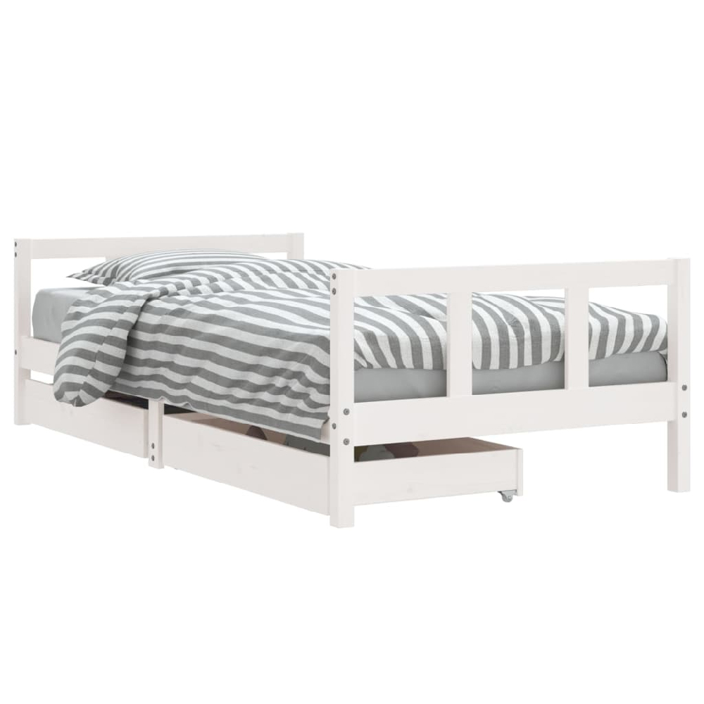 Berwyn 90x190cm Wooden Children Daybed In White