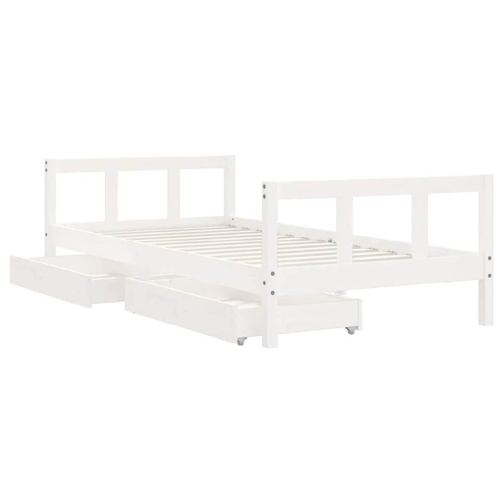 Berwyn 90x190cm Wooden Children Daybed In White