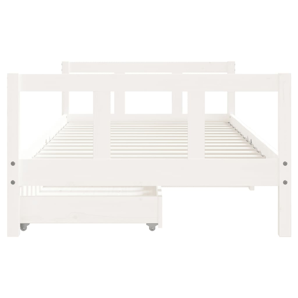 Berwyn 90x190cm Wooden Children Daybed In White