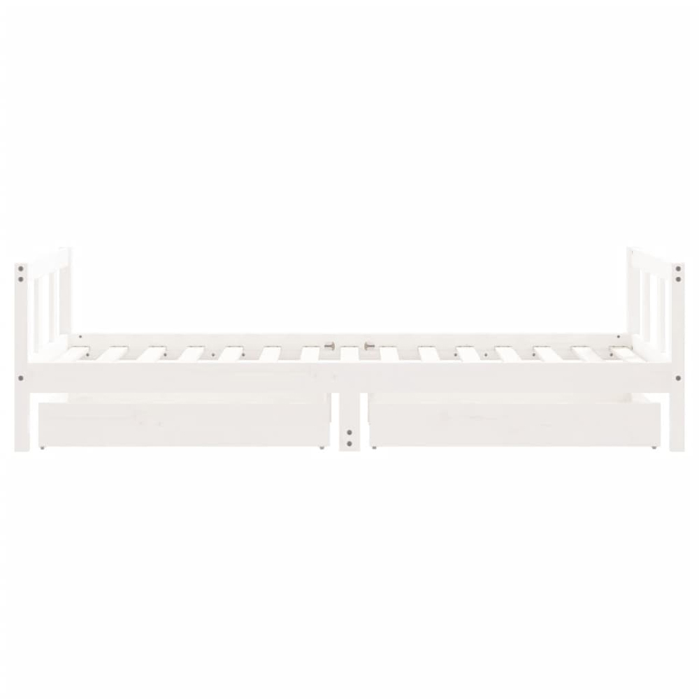 Berwyn 90x190cm Wooden Children Daybed In White