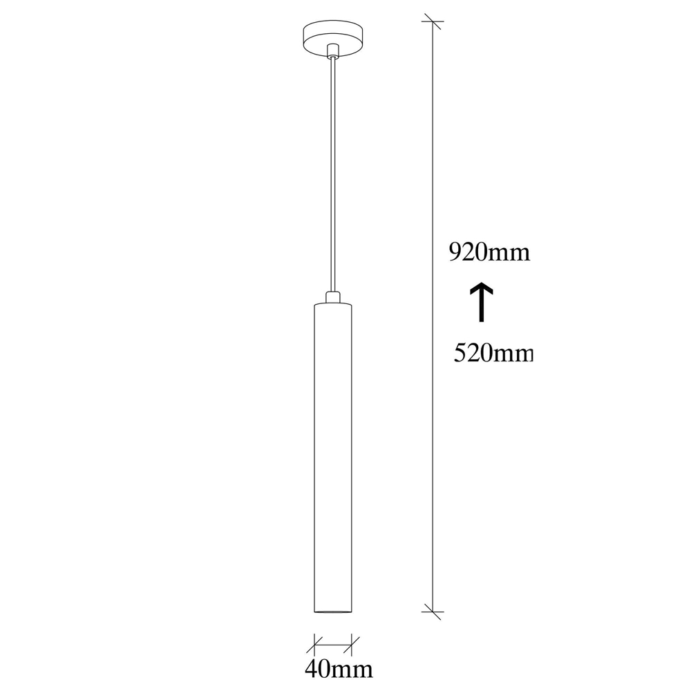 Best Metal Ceiling Pendal Light in Black