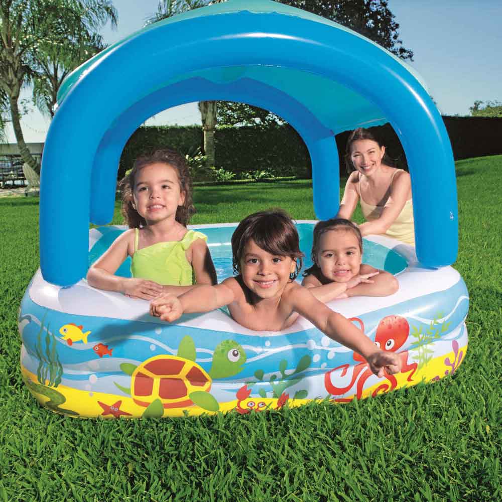 Bestway Canopy Play Pool 140x140x114cm In Blue