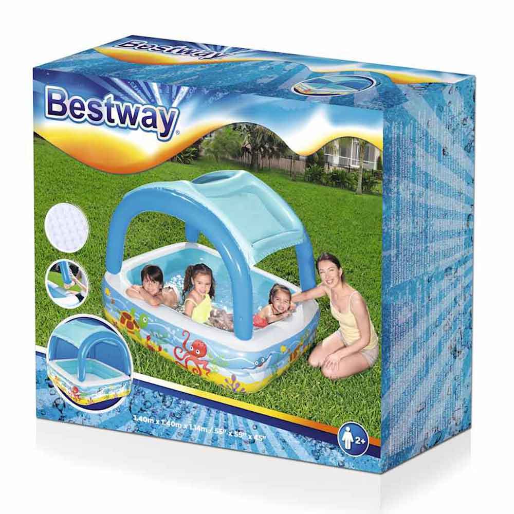 Bestway Canopy Play Pool 140x140x114cm In Blue