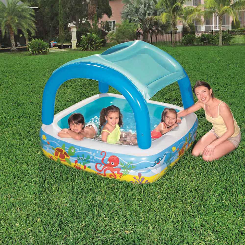Bestway Canopy Play Pool 140x140x114cm In Blue