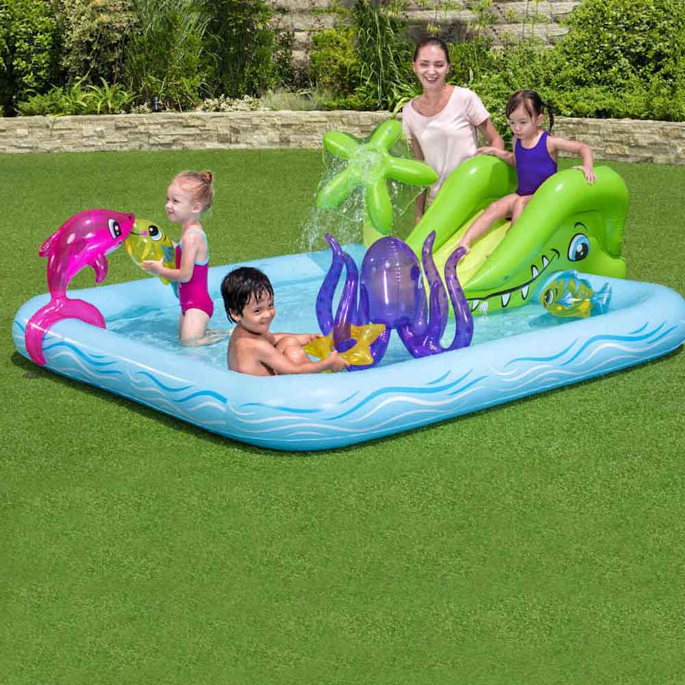 Bestway Fantastic Aquarium Play Center 239x206x86cm In Multicolour