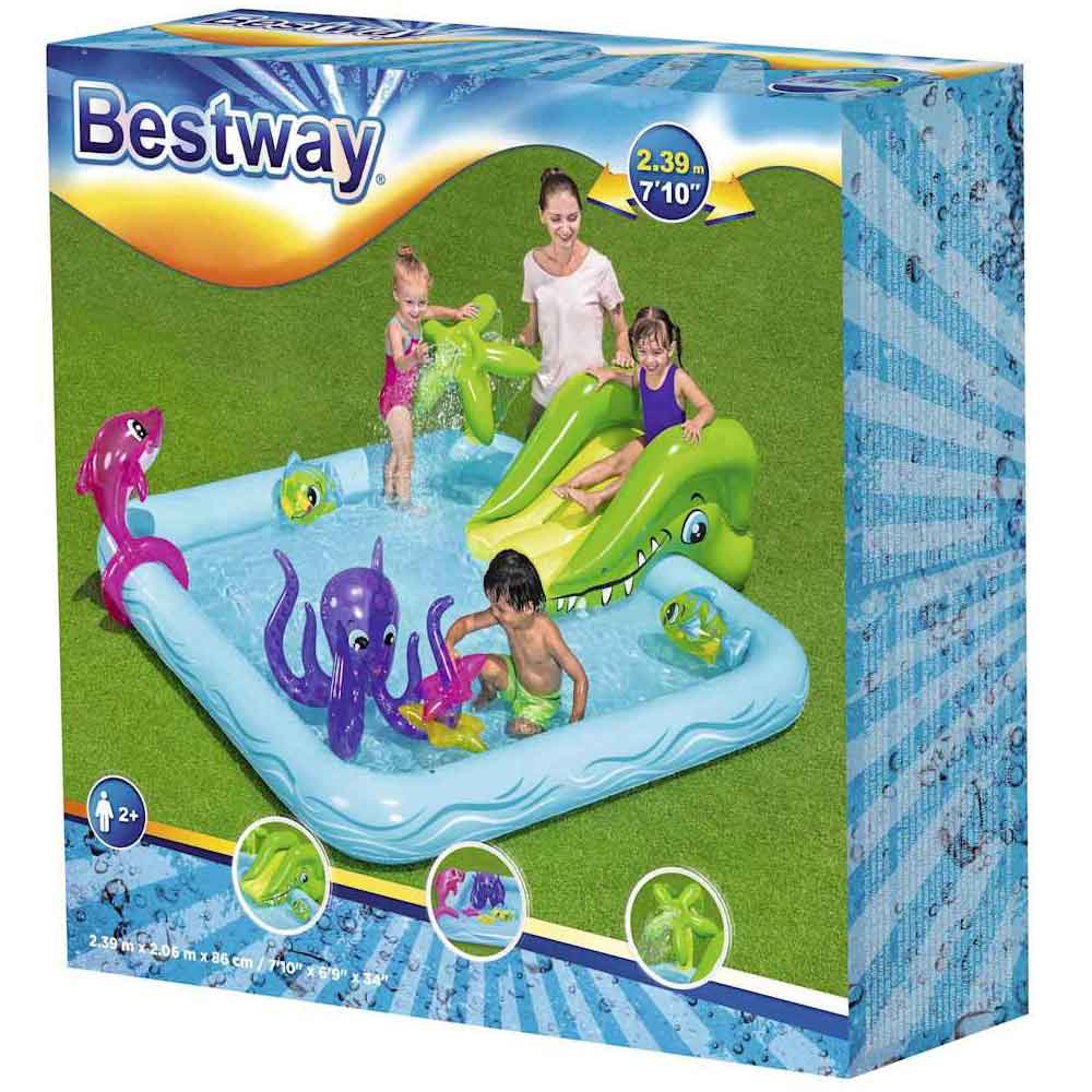 Bestway Fantastic Aquarium Play Center 239x206x86cm In Multicolour