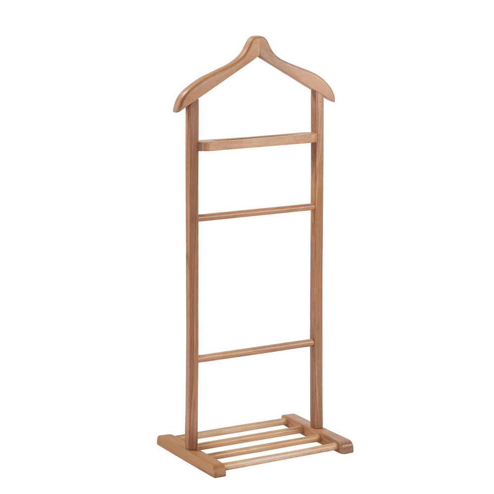 Beta Beech Wood Valet Stand in Natural