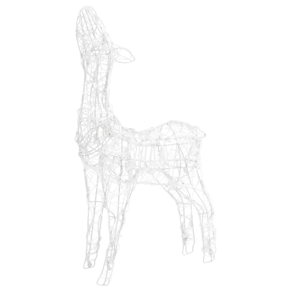 Bethany 160 LED Acrylic Christmas Family Reindeer - Warm White