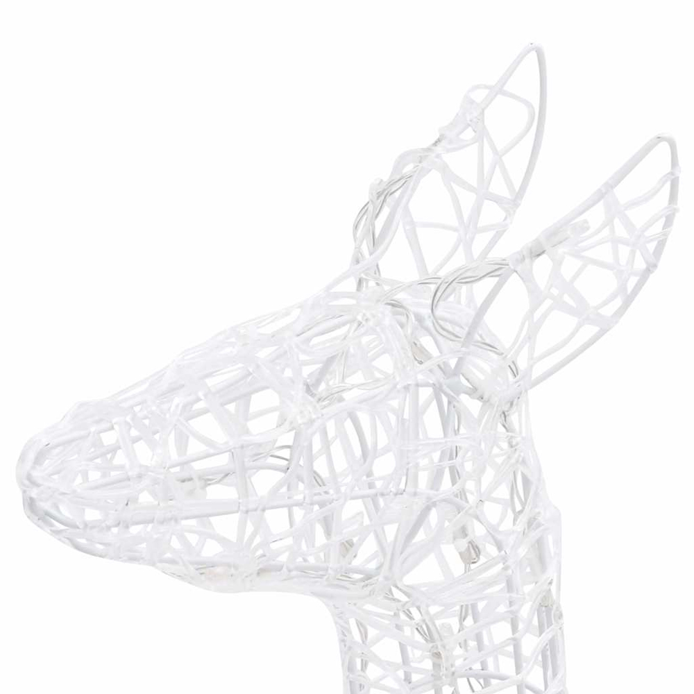 Bethany 300 LED Acrylic Christmas Family Reindeer - Cold White