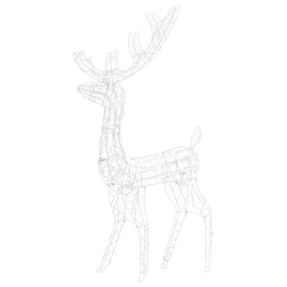 Bethany 300 LED Acrylic Christmas Family Reindeer - Cold White