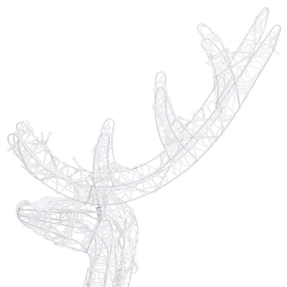Bethany 300 LED Acrylic Christmas Family Reindeer - Cold White