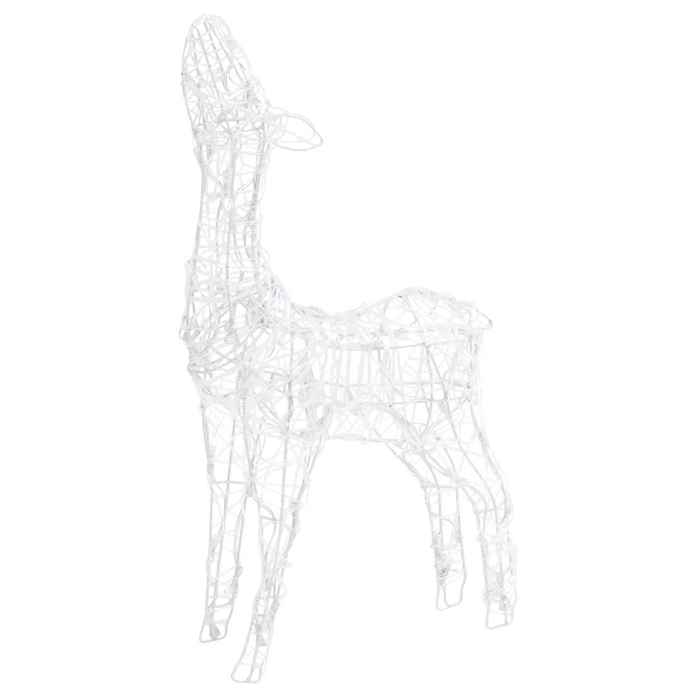 Bethany 300 LED Acrylic Christmas Family Reindeer - Colourful